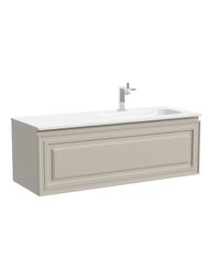 Тумба под раковину Sancos Very VR120RCE 1195х445х406 подвесная, правая, 1 ящик, цвет: Beige soft