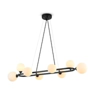 Подвесной светильник Freya Globos (Глобос) FR5222PL-08B1, IP20,черный — миниатюра 1