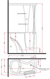 ����� � ���.������� Gruppo Treesse Gen-Y Top V3411sx+B3411 1200�700�2150 �����, �������