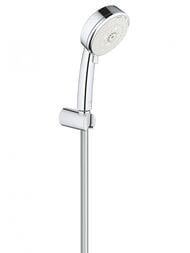 Душевой набор Grohe Tempesta Cosmopolitan 27588002 100 лейка 3 режима, 9,5л/мин,держатель, шланг — миниатюра 1