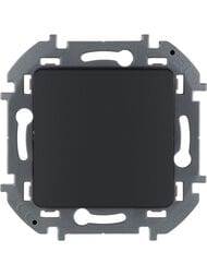 Переключатель LEGRAND INSPIRIA 1-клавишный 10 AX 250 В антрацит 673653