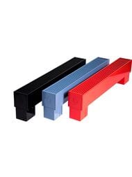 Конвектор напольный Gekon Level (80х1600х180) RAL9005, 1987 Вт, черный матовый