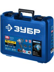 Гайковерт ударный ЗУБР бесщеточный, 2 АКБ (2 Ач), Т7, 20 В, 280 Нм, 3 скорости, в кейсе, GB-250-22 — изображение 12