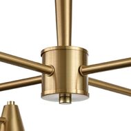 Потолочная люстра Lumion Corne 8113/6, латунь