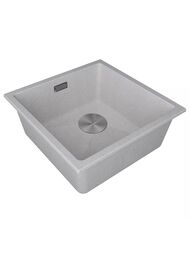 Мойка LUMI 45UNI-SKEW, IT-GRANIT, LU45SK-BE, бежевый, 455х440, Paulmark