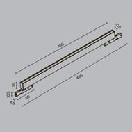 Трековый светильник Maytoni Basis Levity (Базис Левити) TR192-1-12W3K-B 3000К 12Вт 100°, IP20, черный