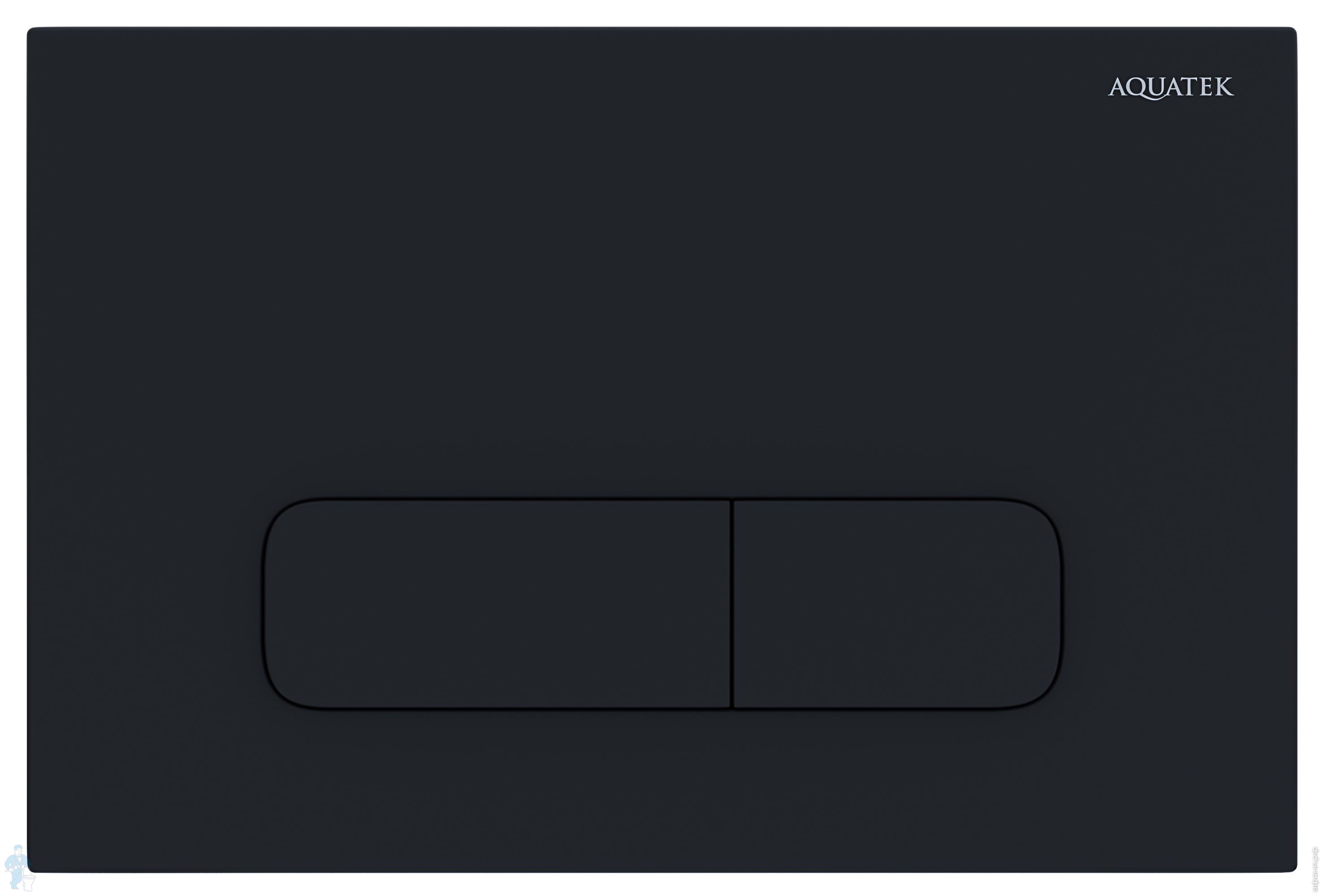 Клавиша смыва Aquatek Evolution двойной смыв, клавиши прямоугольные ...