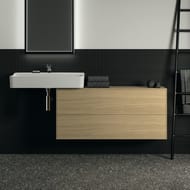 Тумба под раковину Ideal Standard CONCA 1200x373x550 2 ящика внешн , св.орех, со столешницей T4330Y6 — изображение 2