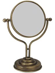 Migliore Mirella Зеркало оптическое настольное  D18 см (2Х), бронза 17171 (ML.MRL-1300.BR)