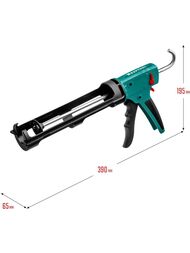 Пистолет для герметика скелетный KRAFTOOL Grand 2-in-1 310 мл