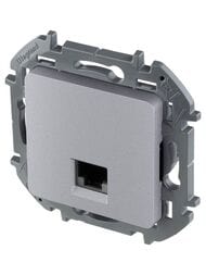Розетка LEGRAND INSPIRIA компьютерная RJ 45 категория 5е UTP  алюминий 673827