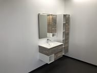 Зеркало-шкаф COMFORTY Турин-75 (750х800х140) подвесной, дуб бежевый 00004144198