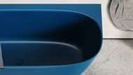 Ванна пристенная Salini Sofia Corner L 102525MF  1700х850х590 угловая, S-Stone матовый RAL
