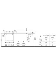 ����� ��� ���������� Duravit L-Cube 520�400�547 2 �����, ����� ������ LC583702222