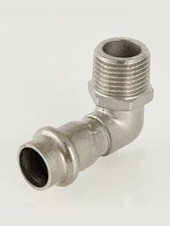 Отвод пресс VALTEC 35х1"Н, 90° нерж. сталь, VTi.953.I.003506
