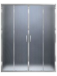 Душевая дверь Vincea Alpha 1600х1900 стекло текстурное/профиль хром, VDS-3AL2160MT — миниатюра 1