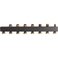 Коллектор распределительный ROMMER 4(6) отопительных контура 1.1/2", сталь