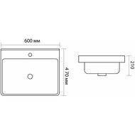 �������� Aquanet ���� 60 600�470�210 ��������� �� �����, ������ ������� 329247
