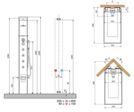 ������� ������ Novellini Cascata 3 223�2085 ��, �/�, ���������, �������, ������ CASC3VT-H