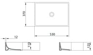 �������� ��������� AeT Italia Thin L239T0R0V0116 535�370�125, ��� ���������, ����: ����� �������