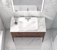 Декор KERAMA MARAZZI Прадо (400х1200) цветы, белый MLD\A110\14001R (шт.)