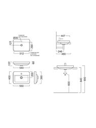 �������� KERAMA MARAZZI PLAZA ������������ ������, 550�400�127, ����� ��������� PLR.wbi.55.1