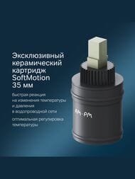 Смеситель для душа AM.PM Spirit 2.1 F71A20000 настенный, однозахватный, без излива, цвет: хром