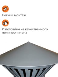 Зонт вентиляционный Синикон d-110 мм