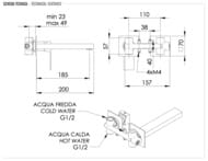 Смеситель для раковины Remer Q-Design QD15P, хром
