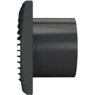 Вентилятор DICITI SILENT D100 накладной, 87 м3/ч, 25 дБ, обр.клапан, Obsidian, SILENT 4C Obsidian
