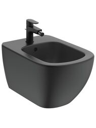 Смеситель для биде Ideal Standard CERAFINE O однозахватный, излив 132мм, матовый черный BC705XG