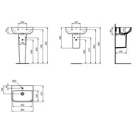 �������� Ideal Standard i life S 50 �� (500�370�180) � ���������� ��� ��������� T458501