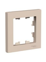 Рамка Systeme Electric ATLASDESIGN 1 пост песочный ATN001201