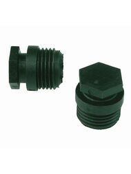 Заглушка HENCO 1/2" ПВДФ черная, BP04