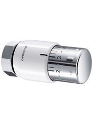 Термоголовка Oventrop "Uni SH" белый/хром, отметка для слабовидящих, М30х1,5  1012065