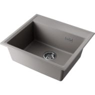Мойка Omoikiri DAISEN 57 GR (570х510х195) врезная, артгранит, цвет leningrad grey 4997311