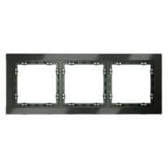 Рамка на 3 поста Voltum S70 VLS110306 (титан, стекло)