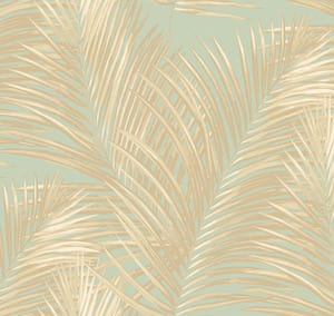Обои флизелиновые Loymina Amazonia Ins3, 006 (1х10,05) пальма, светло-зеленые (рул.)