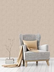 Обои флизелиновые Hygge II Summer Hg13 012 (1,00х10,05) геометрия, коричневые (рул.)