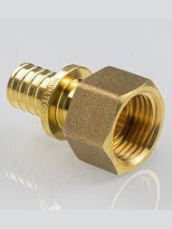 Соединитель VALTEC аксиальный, 16х1/2"В, с накидной гайкой, латунь CW614N, VTm.422.G.001604