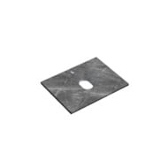 Столешница для ванной комнаты SANCOS 600х460 с отв. под смес., цвет black sky, арт. TT60A1X