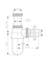 ����� ��� ����������� PLASTBRNO 1.1/4 ", ������, EMCR001