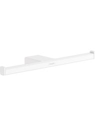 Держатель запасного рулона туалетной бумаги Hansgrohe AddStoris 41748700 двойной, белый матовый