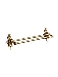 Полотенцедержатель двойной ART&MAX Athena 60 см цвет: бронза AM-B-0618-B