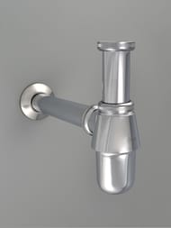 Сифон Viega 1"1/4 х32 хромированная латунь, с розеткой и отводом мод. 5753, 100674