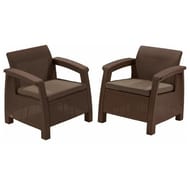 �������� ������ KETER CORFU DUO SET (75x70�79), 2 ������, ����������