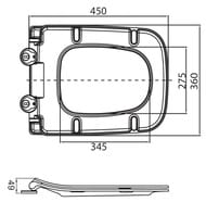 ������� ��� ������� BelBagno Sela � �����������, ���������, Soft Close, ����� BB3201SC