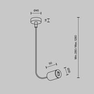 ���� ������� ������� Maytoni Flarity (�������) TRA154C-SB1-BS ������, IP20