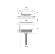 ������ ������ ��� �������� 1 1/4 WONZON & WOGHAND, ������ ������� WW-88SS07-MB