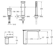 ��������� STANCE Jacob Delafon E14774-CP �� ���� �����, ��������������, � ������ �����